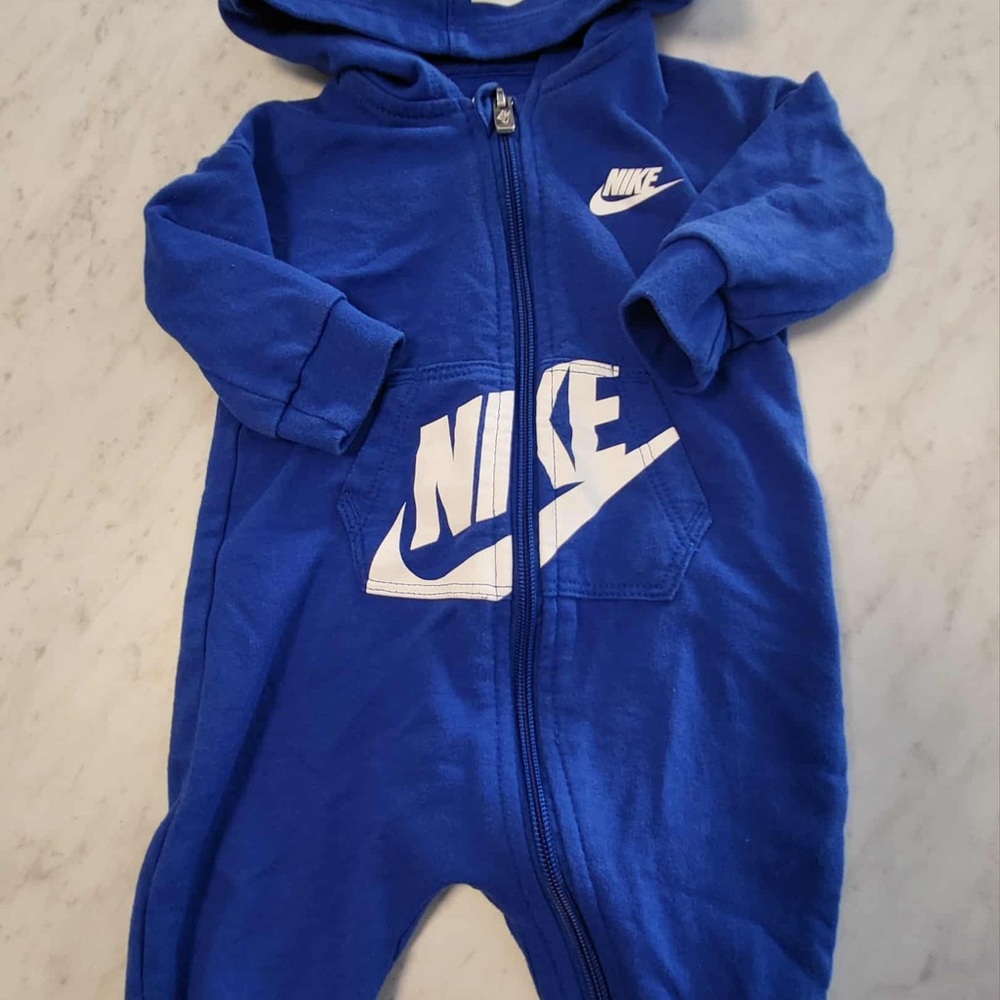 2/20$🩵Nike Royal Blue Kids Footie One Piece